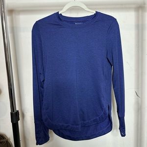 NWOT Athleta Long Sleeve Blue/Purple top